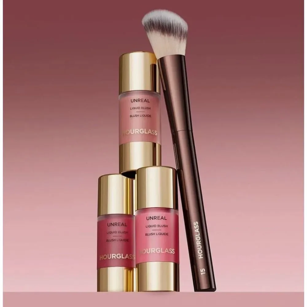 Hourglass Liquid Blush Vision & Ambient LIght Edit Brush Set NIB